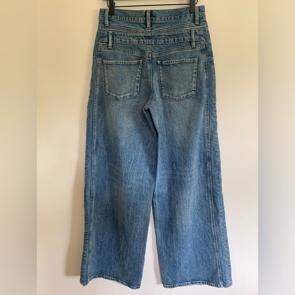 Alice + Olivia Cool Double Waistband Jeans Size 29 - Picture 9 of 13